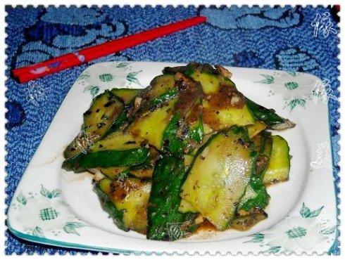 豆豉炒黄瓜的做法