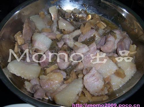 梅菜蒸猪肉的做法