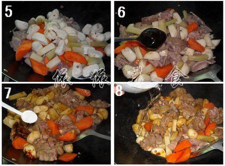 广式马蹄羊肉煲的做法