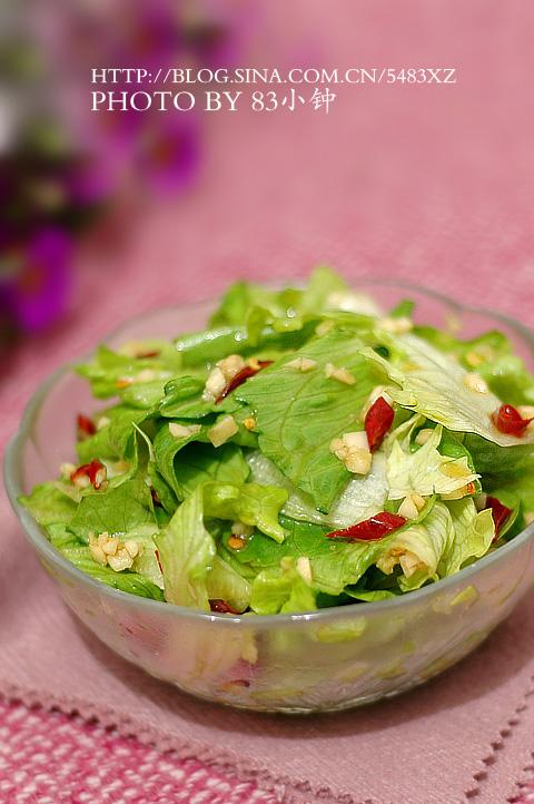 呛生菜的做法