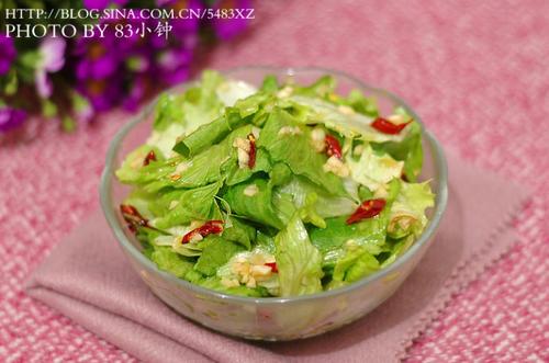 呛生菜的做法