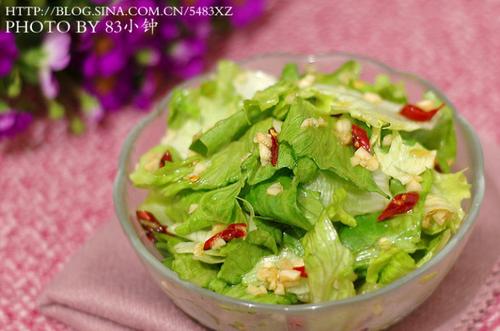 呛生菜的做法
