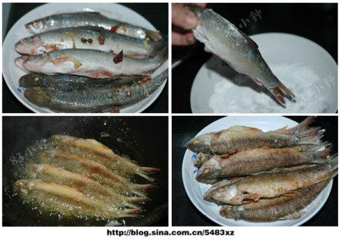 家常干烧“滚筒鱼”的做法