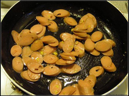 豉椒香肠的做法