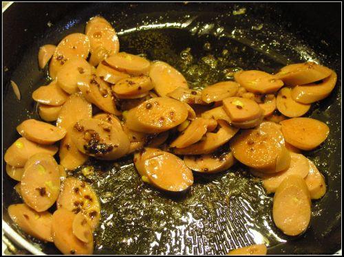 豉椒香肠的做法