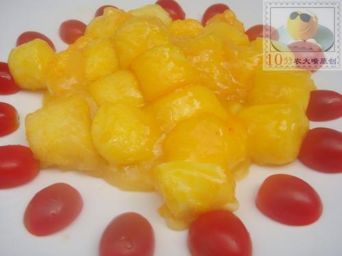 圣女果橙汁豆腐的做法