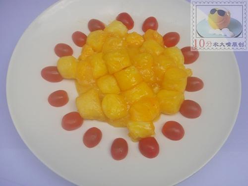 圣女果橙汁豆腐的做法