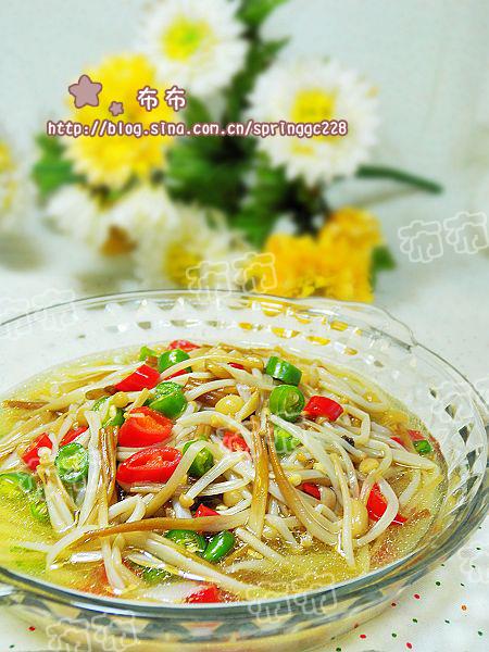 藤椒金针菇的做法