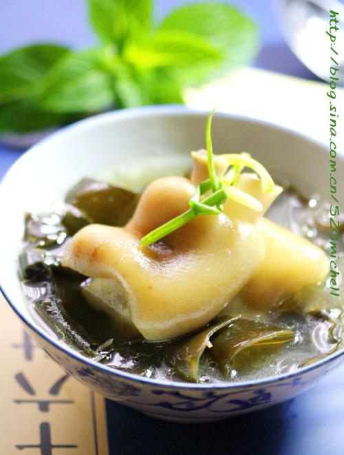 水晶蹄花汤的做法