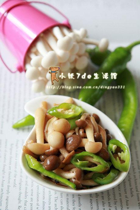 豉油双菇的做法