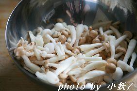 豉油双菇的做法