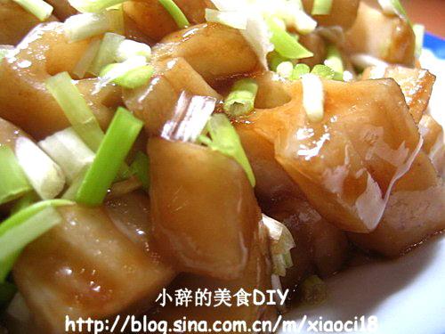 糖醋藕丁的做法