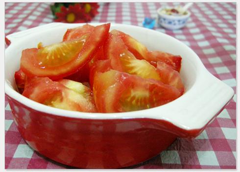 白糖拌西红柿的做法