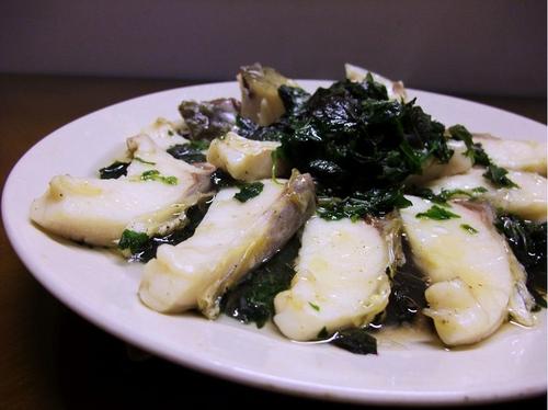 紫苏蒸鲩鱼腩的做法