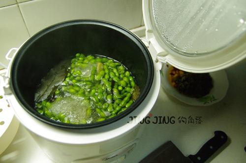 水煮毛豆的做法