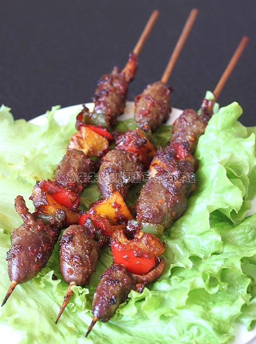 串烤鸡心的做法