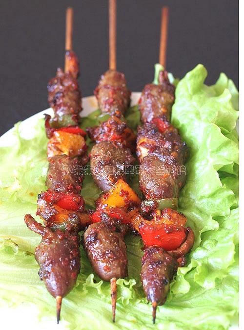串烤鸡心的做法
