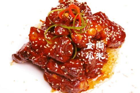 芝麻蜂蜜排骨的做法