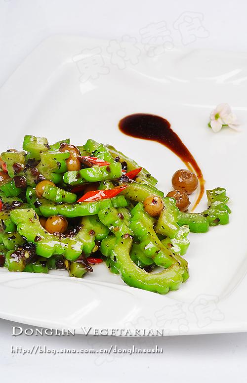 树子辣椒炒苦瓜的做法