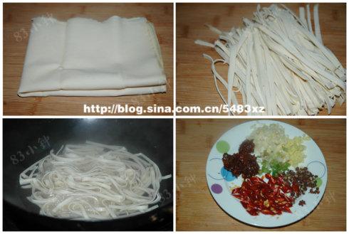 水煮千张的做法