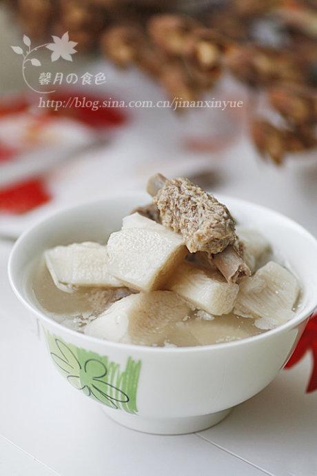 山药煲排骨的做法