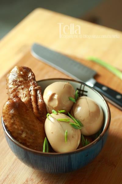 卤鸡蛋鸡翅的做法