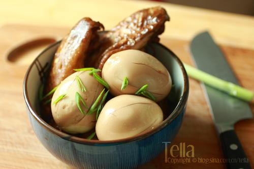 卤鸡蛋鸡翅的做法