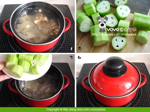 甘草丝瓜汤的做法