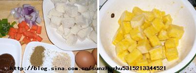 炒烧烤味蛋香馒头的做法