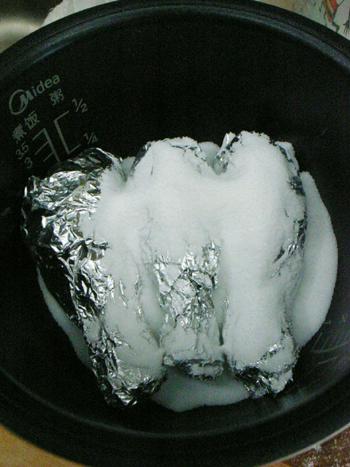 电饭锅焗鸡丰收沙拉的做法