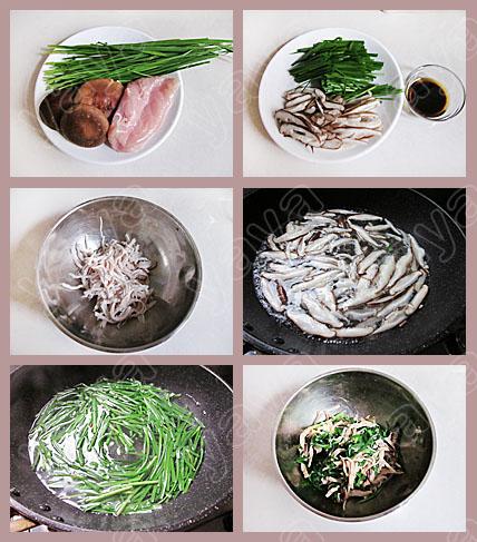 韭菜拌鸡丝的做法