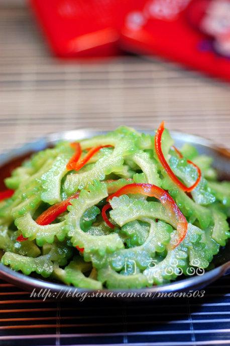 凉拌苦瓜的做法