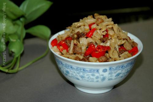 肉丁萝卜干的做法