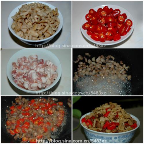 肉丁萝卜干的做法