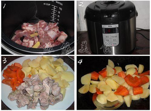 咖喱土豆排骨的做法