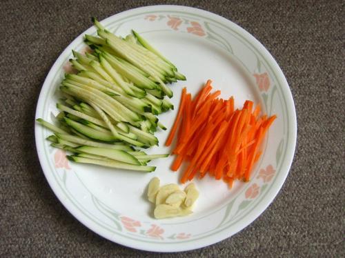 清炒双丝的做法