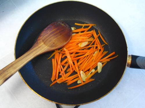 清炒双丝的做法