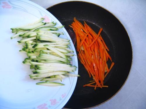 清炒双丝的做法