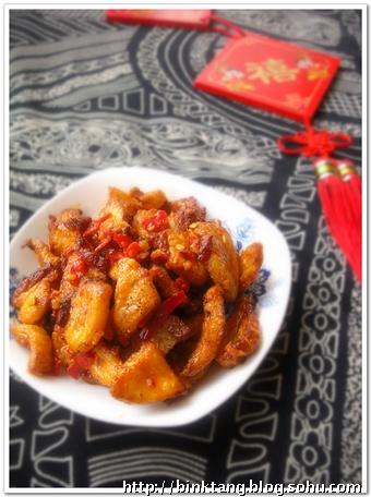 剁椒拌油渣的做法