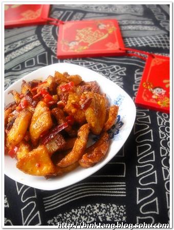 剁椒拌油渣的做法