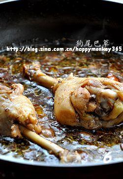 米酒酱汁焖鸡腿的做法