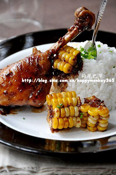 米酒酱汁焖鸡腿的做法