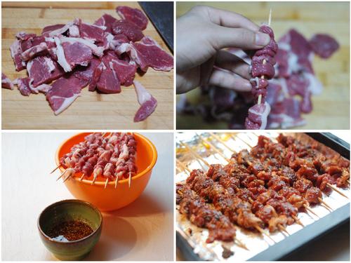 孜然羊肉串的做法