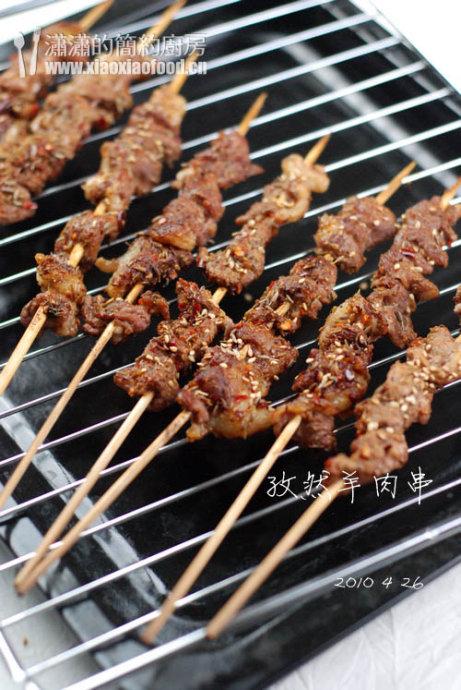孜然羊肉串的做法