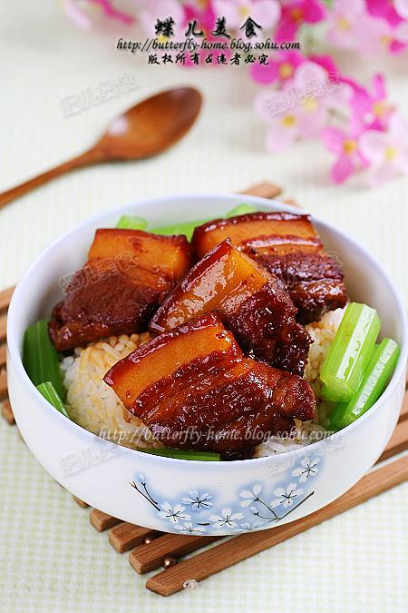 红烧肉盖饭的做法