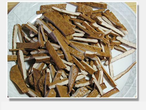 韭菜苔炒香干的做法