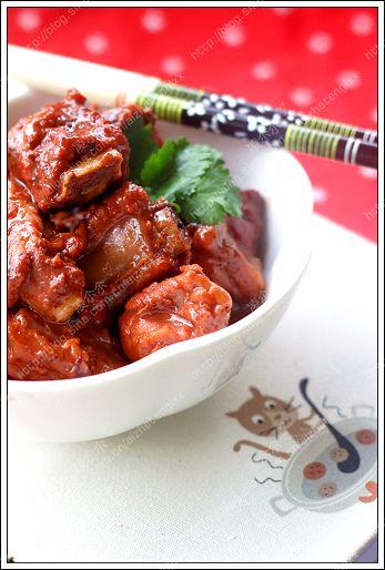 腐乳米酒烧排骨的做法