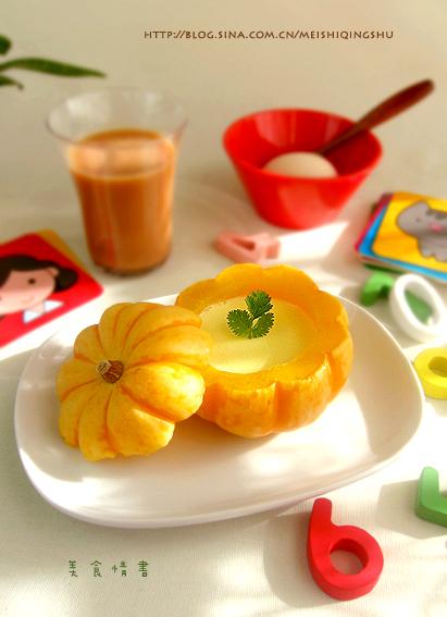 南瓜蒸蛋的做法