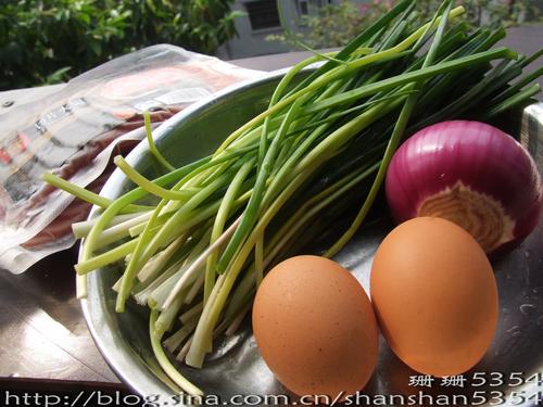 荞青炒蛋的做法