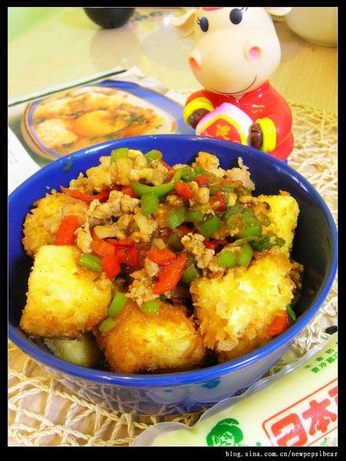 肉末香豆腐的做法